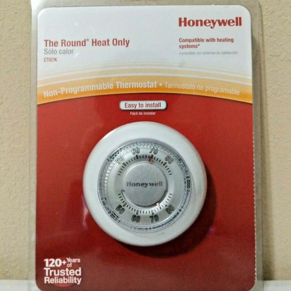 HONEYWELL Mercury-Free Heat Only Wall Thermostat